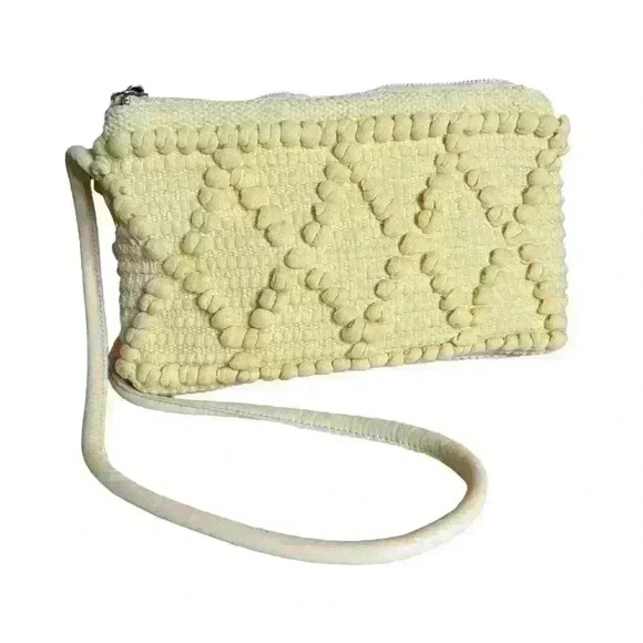 H&M Handbags - H&M Pale Yellow Cloth Crossbody